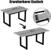 Esstisch Tischplatte erweiterbar, 180/80/75 cm Bild 4