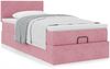 vidaXL Ottoman-Bett mit Matratze Rosa 90x200 cm Samt 3311680 Bild 4