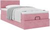 vidaXL Ottoman-Bett mit Matratze Rosa 90x200 cm Samt 3311680 Bild 5