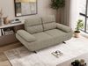 2-Sitzer Sofa SORAE, Polstersofa mit Sitztiefenverstellung, modernes Polstersofa, Couch Wohnzimmer, Armlehnen - Taupe Stukture Bild 5