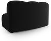 Micadoni Modul Armlos Lupine 1-Sitzer Large Samtstoff Salvador Schwarz Bild 3