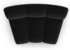 Micadoni Modul Armlos Lupine 1-Sitzer Large Samtstoff Salvador Schwarz Bild 4