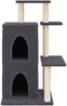 vidaXL Kratzbaum mit Sisal-Kratzsäulen Dunkelgrau 97 cm 172114 Bild 4