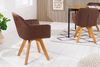 riess-ambiente Esszimmerstuhl LOFT antik braun / natur (Einzelartikel, 1 St), Küche · Microfaser · Massivholz · 180° drehbar · Industrial Bild 4