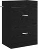 vidaXL Badunterschrank Schwarze Eiche 56 x 37,5 x 81 cm Holzwerkstoff 890705 Bild 2