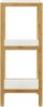 Badregal Balsfjord mit 3 Ablagen 33x34x80cm Bambus [en. casa] Bild 5