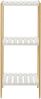 Badregal Balsfjord mit 3 Ablagen 33x34x80cm Bambus [en. casa] Bild 4