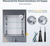 SONNI Badezimmerspiegelschrank Edelstahl Badezimmerspiegelschrank mit LED-Beleuchtung 60x70x13 cm Bild 4