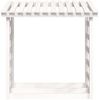 vidaXL Kaminholzregal Weiß 108x64,5x110 cm Massivholz Kiefer 822438 Bild 5
