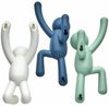 Umbra Buddy Kleiderhaken, 3er Set, Kleider Haken, Garderobehaken, Wandhaken, Kunststoff, Pastell, 7. 5 cm, 318165-370 Bild 3