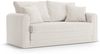 Micadoni Sofa Lido 2-Sitzer Strukturierter Stoff Helles Beige Bild 2