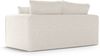 Micadoni Sofa Lido 2-Sitzer Strukturierter Stoff Helles Beige Bild 3