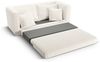 Micadoni Sofa Lido 2-Sitzer Strukturierter Stoff Helles Beige Bild 5