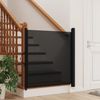 vidaXL Haustier-Barriere Ausziehbar Schwarz 117,5x125 cm 4004133 Bild 3