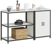 vidaXL Aufbewahrungsset für die Küche HATTEM 2 pcs Weiß 3392660 Bild 3
