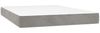 vidaXL Boxspringbett mit Matratze Hellgrau 140x200 cm Samt 3132921 Bild 5