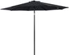doppler® Sonnenschirm DERBY, Schwarz, Ø 270 cm, Aluminium, Neigbar, Polyesterschirm Bild 1