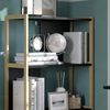 Standregal Elvia Schwarz 63 x 120 cm Vicco Bild 4