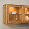 Hängevitrine Gorbin Eiche Natur 180 cm - 3 Türen, Glasböden, LED & Soft-Close Bild 3