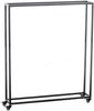 Kaminholzregal innen Metall BETTA - mit Rollen, 25x100x150 Brennholzregal innen Kaminholzständer Kaminholzhalter Feuerholzregal Innen Holz stapeln Wohnzimmer Bild 5