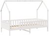vidaXL Kinderbett Hausbett Weiß 90x190 cm Massivholz Kiefer 850708 Bild 3