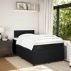 vidaXL Boxspringbett mit Matratze Schwarz 120x190 cm Samt 3287688 Bild 3