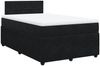 vidaXL Boxspringbett mit Matratze Schwarz 120x190 cm Samt 3287688 Bild 2