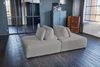 KAWOLA Modulsofa WIOLO SOFT 2 Module 2 Rückenkissen Weicher Breitcord grau 84 x 111 x 222 cm Bild 4