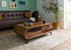 Couchtisch Sheesham 120x70x40 dunkelbraun lackiert MAILAND #135 Bild 3