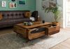 Couchtisch Sheesham 120x70x40 dunkelbraun lackiert MAILAND #135 Bild 4