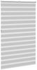 vidaXL Doppelrollo Hellgrau 145x230 cm Stoffbreite 140,9 cm Polyester 4014504 Bild 4