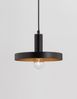 Nova Luce 9417053 GARNI Pendelleuchte Schwarz Gold E27 Bild 3