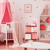 Relaxdays 'Schwan' Kinderregal mit 4 Boxen weiß/rot Bild 2