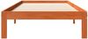 vidaXL Massivholzbett ohne Matratze Wachsbraun 75x190 cm Kiefernholz 844163 Bild 4