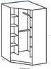 Eckschrank TRIO Schrank in weiß Hochglanz mit Chrom Bild 3