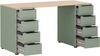 Schildmeyer Schreibtisch Elma 701966 Pistazie/Eiche hell Dekor, 140 x 55,5 x 73,1 cm Bild 3