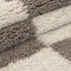 Hochflor Teppich Gianna rechteckig - 160x230 cm - Beige Bild 5