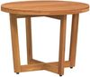 Gartentisch, Beistelltisch, Balkontisch Rund Ø55x40 cm Massivholz Akazie Bild 2