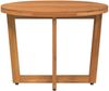 Gartentisch, Beistelltisch, Balkontisch Rund Ø55x40 cm Massivholz Akazie Bild 5