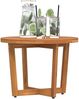 Gartentisch, Beistelltisch, Balkontisch Rund Ø55x40 cm Massivholz Akazie Bild 4
