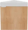 Vente-unique - MANODO Toilet unit Holz, Platte Beige - B 39 cm x H 50 cm x L 56 cm Bild 3