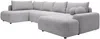 Vente-unique - DAVISO Sofa Stoff Grau - B 204 cm x H 87 cm x L 360 cm Bild 3