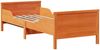 vidaXL Bettrahmen mit Kopfteil Wachsbraun 80 x 200 cm Holzwerkstoff 877205 Bild 4