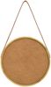 vidaXL Wandspiegel mit Gürtel 40 cm Golden 320361 Bild 5