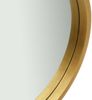 vidaXL Wandspiegel mit Gürtel 40 cm Golden 320361 Bild 3