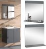 Badezimmerspiegel Izan Grau 60 x 62 cm Vicco Bild 2