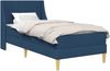 vidaXL Bettgestell mit Matratze mit Kopfteil Polyester 3414723 Bild 2