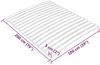 vidaXL Bettlattenrost Ersatz mit 17 Latten 100x200 cm 340073 Bild 3