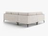 Micadoni Ecksofa Bemy 4-Sitzer Links Strukturierter Stoff Beige Bild 3