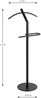 Herrendiener >59521< in schwarz, Metall - 47x111x30cm (BxHxT) Bild 2